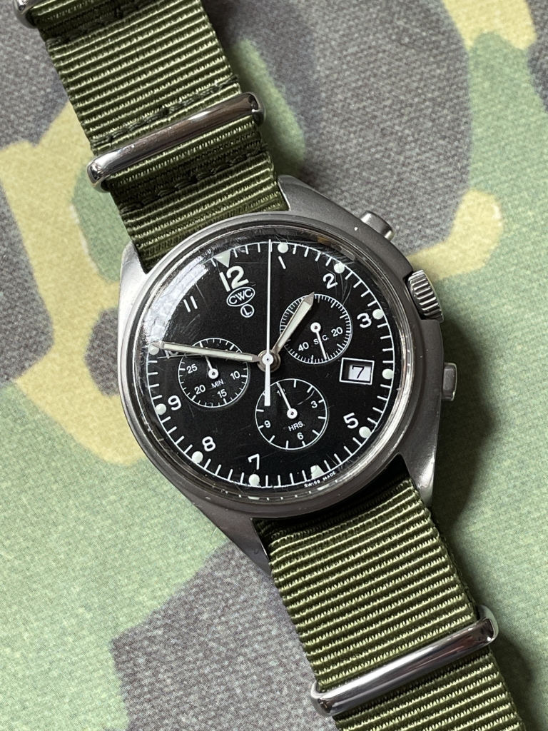 CWC Pilots Chronograph 2005 Patina Nationale