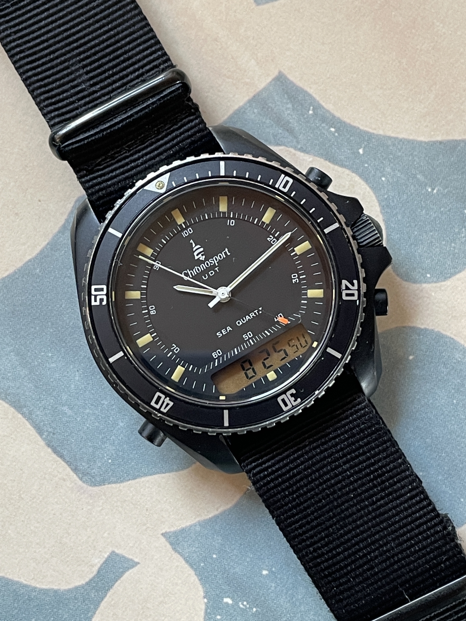 レア クロノシュポルト Chronosport UDT 2019年2月電池交換済