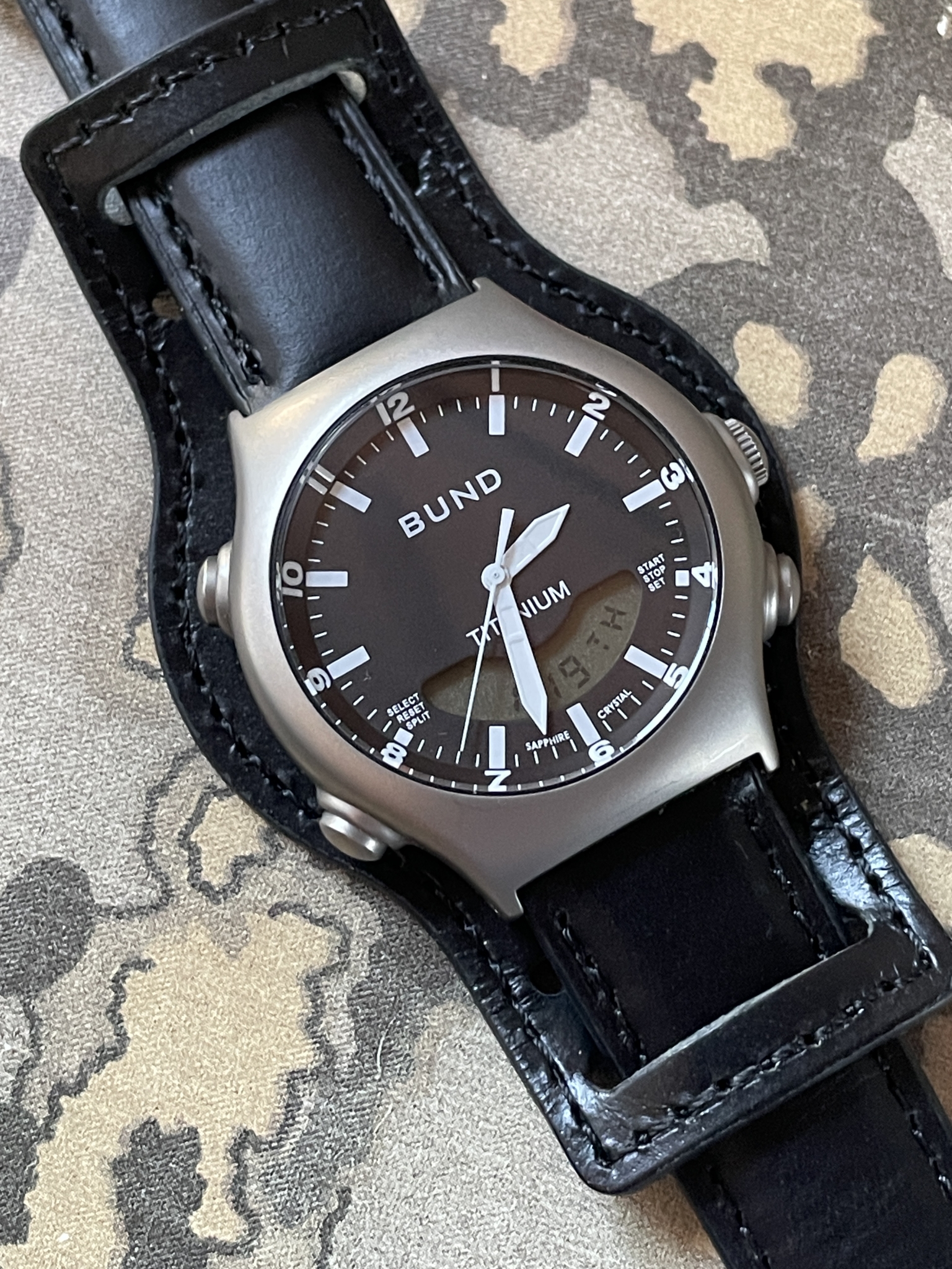 Boccia (Tutima) Bund Chronograph.Issued German Military. 2005. 728 